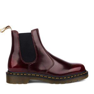 Doc martins cherry color vegan leather